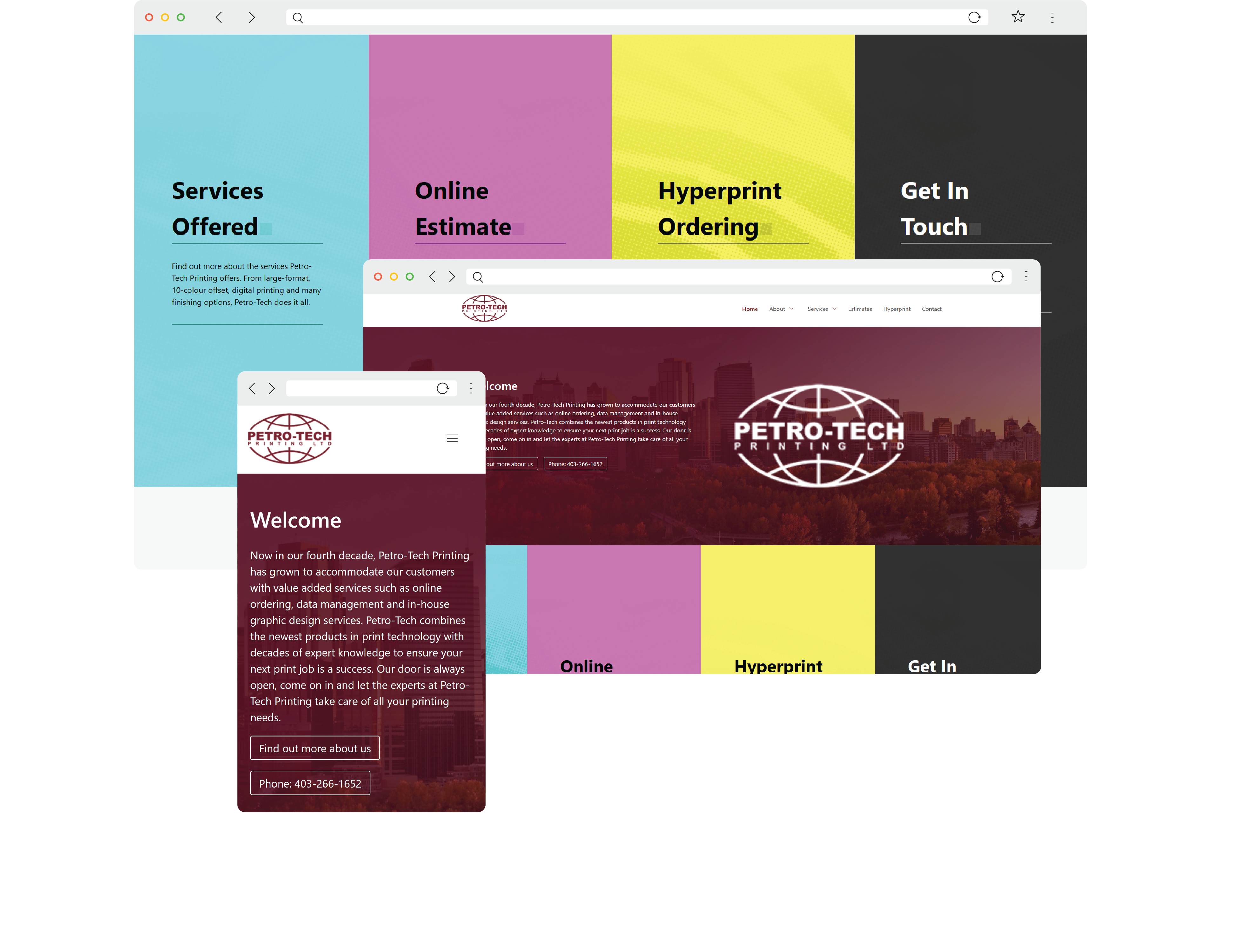 Petro-Tech Printing Responsive Previews